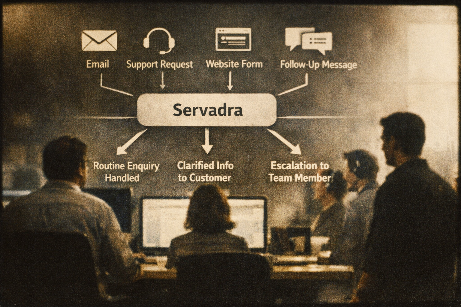 Servadra governed operational AI structure